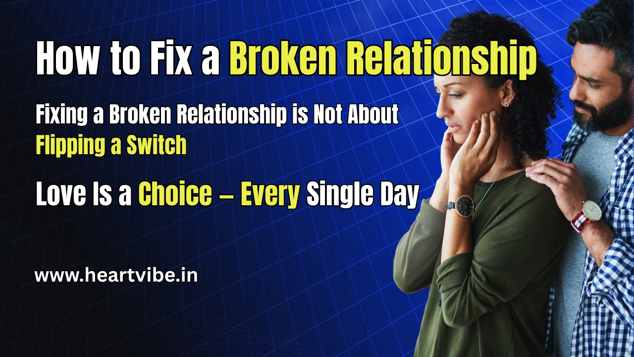 How to Fix a Broken Relationship