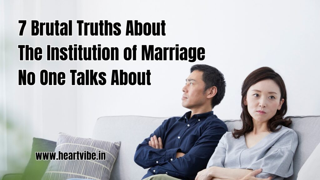 The Institution of Marriage